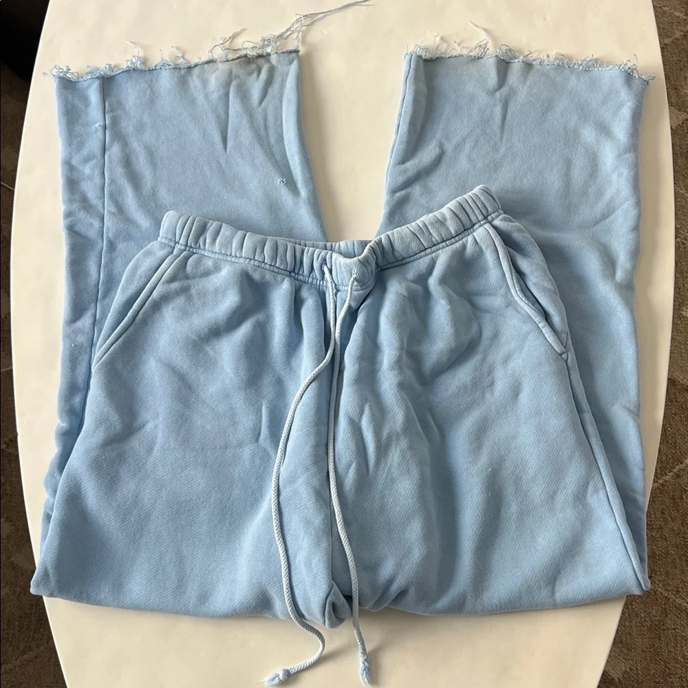 ELWOOD 2 PIECE MATCHING SET - ORGANIC COTTON Wide Leg SWEATPANT SWEATSHIRT L - Picture 6 of 12